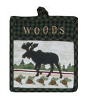 R4222 Unbranded Woodland Moose Cotton Quilted Country Cottage Kitchen 723886542227