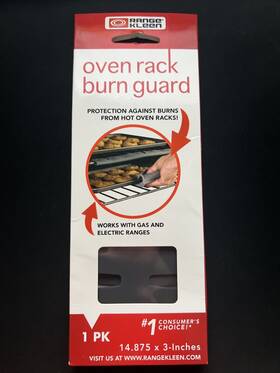 Range Kleen 070775201919 Oven Rack Burn Guard By Rangekleen Prevent Heat Resistant Edge Liner Cover