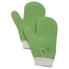 Rcpq650 Rubbermaid Commercial Products Hygen Microfiber Green Oven Mitt 0086876173765