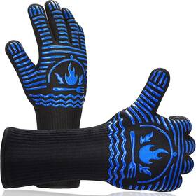 B0cs5vj5yf Recoty 1472 F Extreme Heat Resistant Bbq Grill Gloves 14-inch Non-slip Food G