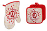 D54t58rfkls87 Red Flowers Oven Mitt And Potholders 3pc Set Full Of Possibilities Free Shipping