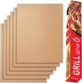 Skdt6-copper-grill Renook Grill Mats For Outdoor Set Of 6 Copper Mat Non-stick And Reusable Skdt6-copper-grill Renook Grill Mats For Outdoor Set Of 6 Copper Mat Non-stick And Reusable