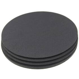 Em6b6 Revtime 10 Inch Heavy Duty Round Rubber Trivet For Cork Mat Pot Holders Stylish