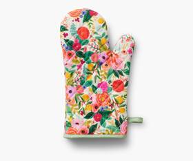 Omm001 Rifle Paper Co. Oven Mitt 100% Cotton Heat Resistant Glove Pot Holders