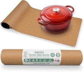 Rimonas 769256461989 Heat Resistant Table Runner Waterproof Trivet Proof Protector