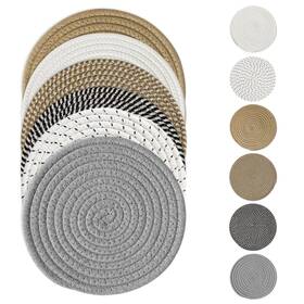 Trivets-8in-a Rioop Trivets-8in-a/6 Trivets For Hot Dishes Pots And Pans 8 Inches Heat Resistant Large Coaster