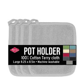 030187 Ritz 4-pack Terry Pot Holder Set