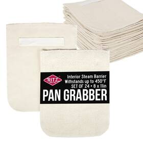 Clpg1-12p Ritz 075215012100 Food Service Terry Hot Pad Pot Holder With Steam Barrier Comme
