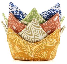 99bc88 Rogitu Cotton Microwavable Bowl Cozy Microwave-safe Hot Holders Soup Coz