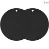 Roundph-bk Loghog Pack Silicone Trivet Pads Pot Holder Diameter 689997801526