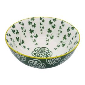 Cl-104-42 Royal Tara Irish Celtic Bowl With Trellis 14 Cm Shamrock Design