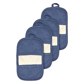 Royale Collection Pot Holder Federal Blue 4 Count