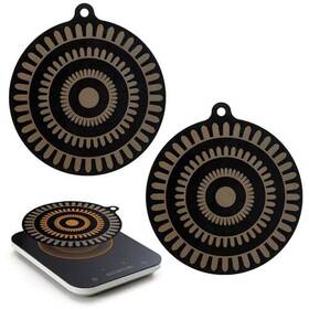 Icm-bl28 Ruixinlong 11 Inch Thermochromic Silicone Induction Cooktop Protect Mat For