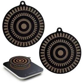 Usibm-bk02 Ruixinlong Thermochromic Silicone Induction Cooktop Protect Mat For