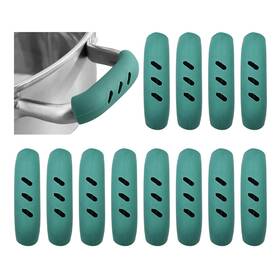 S0780 Runseaway 6 Pairs 3x0.8 Inch Silicone Pan Handle Grips Heat-proof Pot Holder Sleeves Anti
