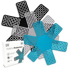 S&t Inc. 075182034303 Pot And Pan Protectors Felt Cookware Separators For Stacking Organization An