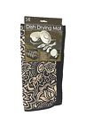 S T Neutral Damask Reversible The Original Dish Drying Mat 14 By 21 075182049420