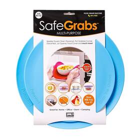Safe Grabs 714929999818 Microwave Mat From Shark Tank Splatter Guard Trivet Hot Pad Pot Holder Kit