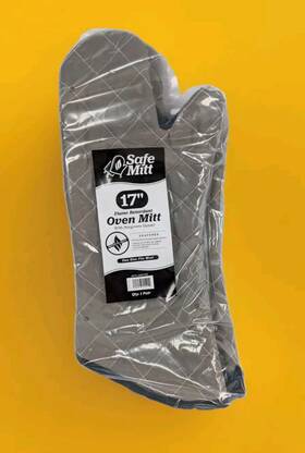 187flame17hd Safe Mitt 1 Pair Safemitt 17 Inch Flame Retardant Oven Mitts With Neoprene Gusset