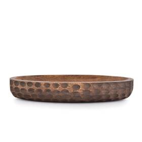 Kc564 Samhita Mango Wood Decorative Bowl Home Decor 14 Inches X 2.3 Brown