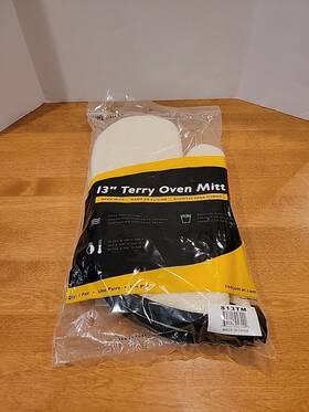 811tg San Jamar 13 Inch Terry Oven Mitt