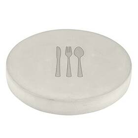 Santa Barbara Design Studio 195002002302 Table Sugar Trivet 7-inch Diameter Light Grey