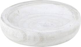 J2488 Santa Barbara Design Studio Paulownia Wood Mini Bowl - 6-inch Diameter White