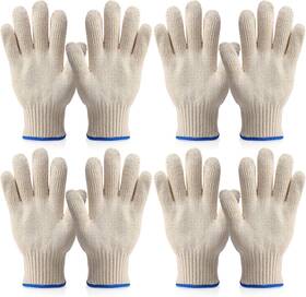 Satinior 689849460796 4 Pairs Oven Heat Resistant Gloves For Cooking Grilling Bbq Baking Up