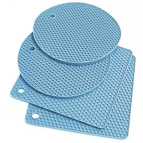 Sefone 631924297544 Silicone Trivet Mats - Heat Resistant Pot Mat Coaster For Cou