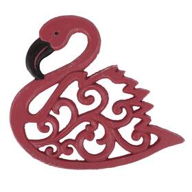 Svkt0095fl Servette Home Cast Iron Pink Flamingo Trivets For Hot Dishes