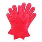 Sg-red-f03 Stonemen Heat Resistant Food Grade Silicone Glove Cooking Baking Bbq