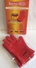 Sg27519-or Raving Red Strong Grip Heat Resistant Grilling Silicone Bbq Gloves