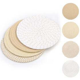 K-grd-04 Shacos 8 Inches Trivets For Hot Dishes Pot Holders Pots And Pans Handmade
