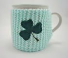 Shamrock Own Mint Knitted Cozy Bottom Applique My Green Design Mug Cup