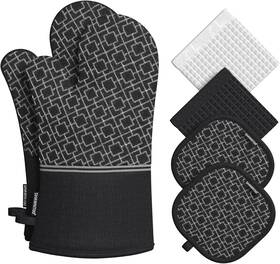 B0b47qt77z Shawntoo Ca Oven Mitts And Pot Holders Set 6pcs Kitchen Glove High Heat Black