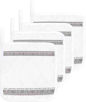 Shine-home 445009489495 4 Packs Bohemian Pot Holders Sets For Kitchen Oven Pan Plate Bowl Pads Heat Proo