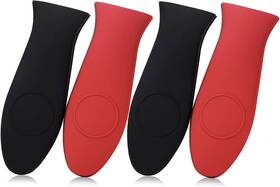 Shy-hkt-016 Shuxy Skemix 4 Packs Silicone Hot Handle Holder Kitchen Heat Resistant Fry Pan Milk Po