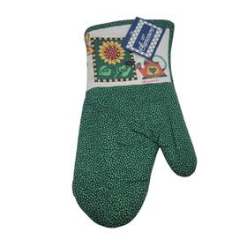 Signature 034137048154 Vtg Kitchen Collection Garden Sunflower Cotton Oven Mitt Watering Can