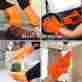 Silicone-cooking-gloves01505 Silicone Cooking Gloves Heat Resistant Oven Bbq Baking Clean Holder Waterproof 791756201505
