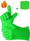 Silicone Oven Gloves Heat Resistant Pot Holder Mat For Best Bbq Grill Tool 2 1 742741511642