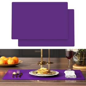 Silqhomesdw 704444531082 2-pack Extra Thick Silicone Counter Mats - 24 Inch X16 Large Heat Resistant Kitch