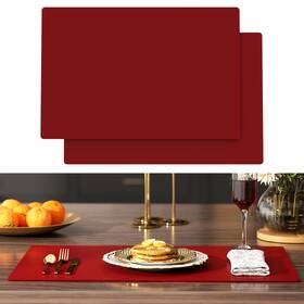Silqhomesdw 704444531099 2-pack Extra Thick Silicone Counter Mats 24 Inch X16 Large Heat Resistant Kitchen