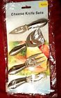 360b Sku Kitchenrite Vtg Nwt Fun Cheese Knife Set Of Unique Utensils