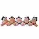 Sm-200 Sintechno Cute Sumo Wrestler Chopstick Holders Set Of 5 813108020012