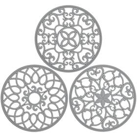 Stm413h Smartake 3 Set Silicone Trivet Mats Multiuse Carved Mat Insulated Nonslip Durable