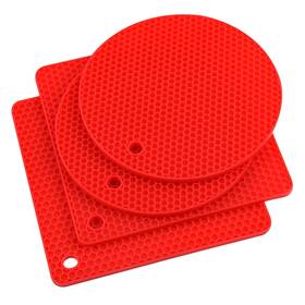 Smithcraft 192236837052 Silicone Trivets For Hot Pots And Panstrivets Dishesmats Countertopm