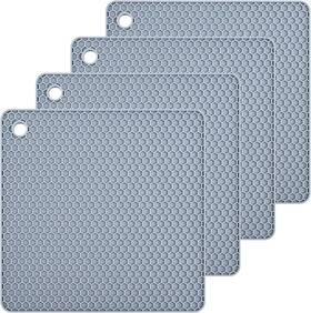 Smithcraft 744110954081 Silicone Trivets Mats Pot Mat For Countertop Trivet Pads Hea