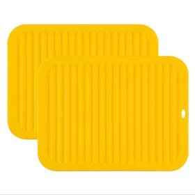 Spus007 Smithcraft Silicone Trivets Mat Set 9 Inch X12 Big Place Hot Pads Kitchen Table - Waterproof