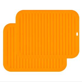 30x22.5cm Smithcraft Spus009 Silicone Trivets Mat Set Of 2 Big Multi-purpose Drying Trivet
