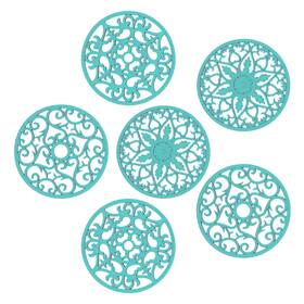 Spus268 Smithcraft Silicone Trivets For Hot Dishes Pots And Pans Multiuse Carved Heat Resistant Mat